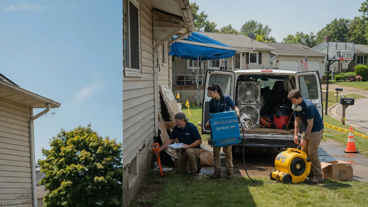Ceiling Leak Cleanup in Glencoe, MN near me